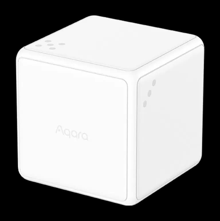 Aqara Cube T1 Pro — bộ điều khiển smart home hình xúc xắc, xoay lắc chạm để trigger automation